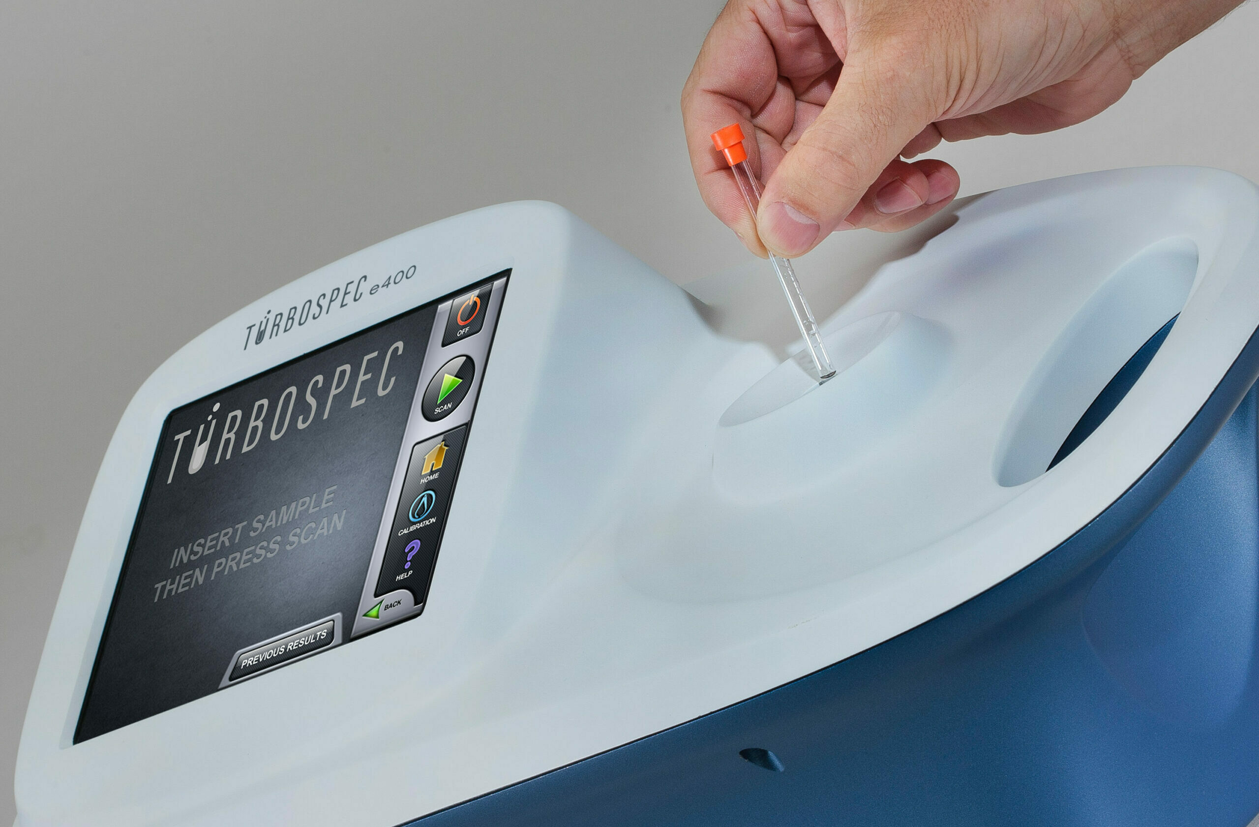 Sample in Turbospec e400.